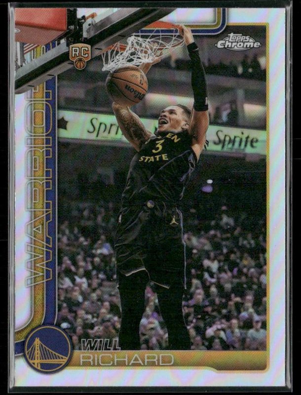 2025-26 Topps Chrome Update #196 Will Richard Refractor