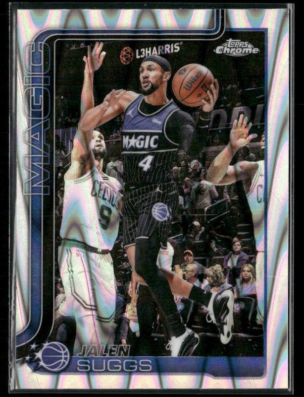 2025-26 Topps Chrome Update #96 Jalen Suggs RayWave Refractor