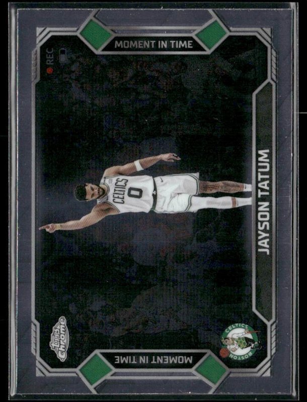 2025-26 Topps Chrome Update #MT-6 Jayson Tatum Moment In Time