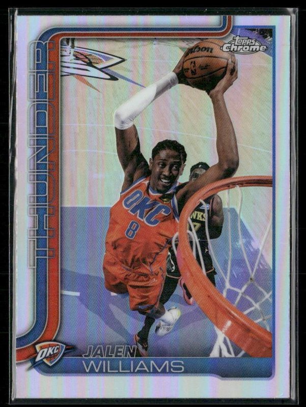 2025-26 Topps Chrome Update #11 Jalen Williams Refractor