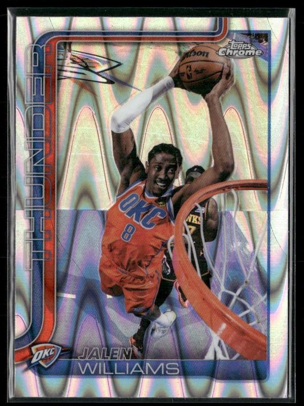 2025-26 Topps Chrome Update #11 Jalen Williams RayWave Refractor