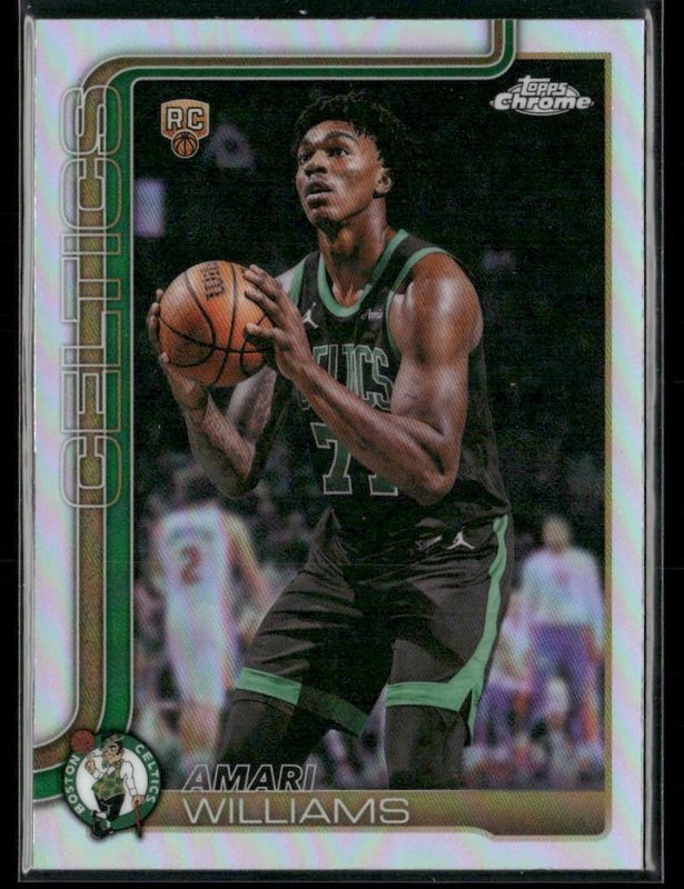 2025-26 Topps Chrome Update #197 Amari Williams Refractor