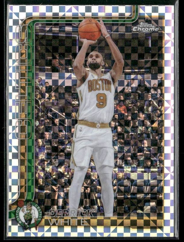2025-26 Topps Chrome Update #40 Derrick White X-Fractor