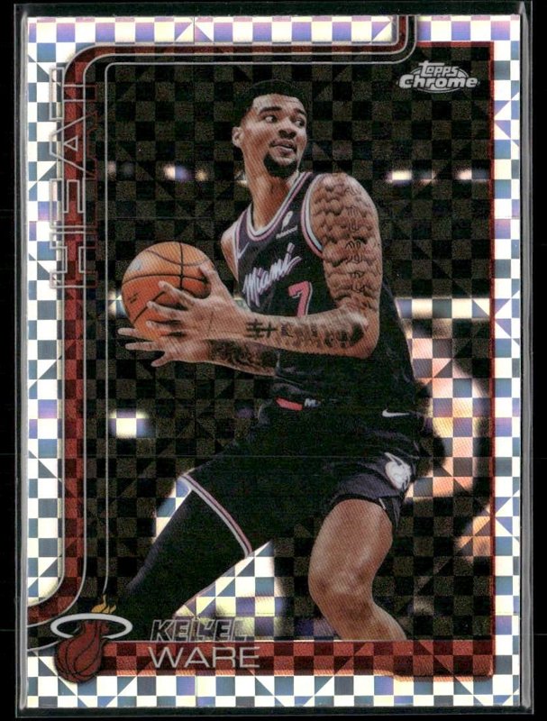 2025-26 Topps Chrome Update #112 Kel’el Ware X-Fractor