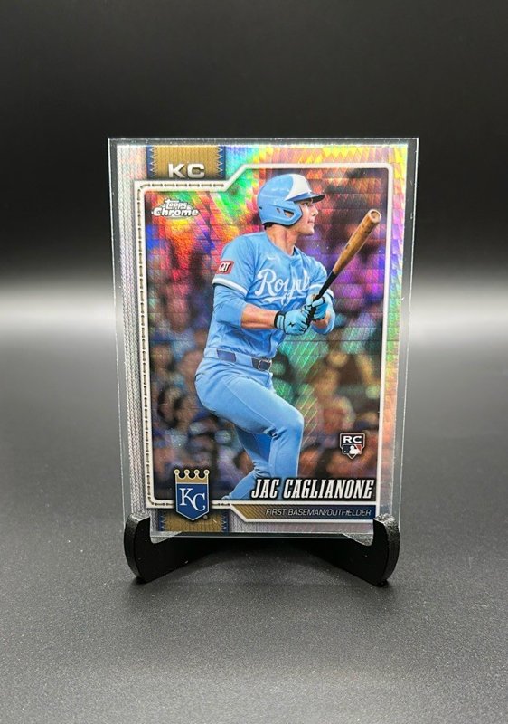 2026 Topps Chrome #131 Jac Caglianone Prism Refractors