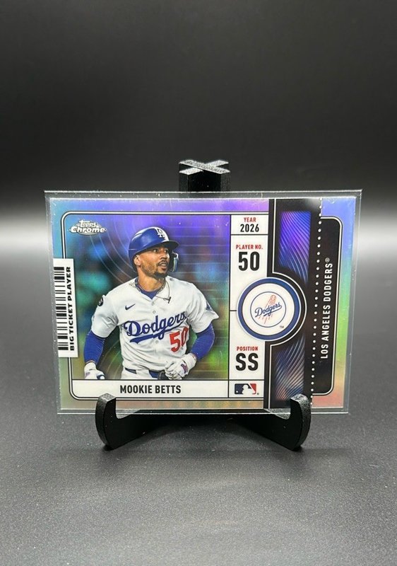2026 Topps Chrome #BTP-8 Mookie Betts Big Ticket Players