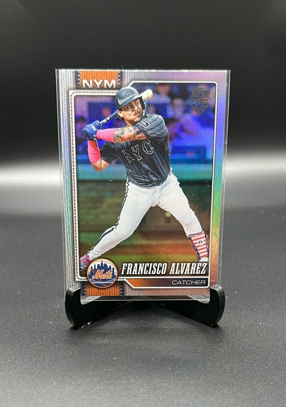 2026 Topps #337 Francisco Alvarez Rainbow Foil