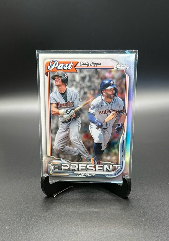 2026 Topps Chrome #PTP-21 Craig Biggio / Jose Altuve Past to Present