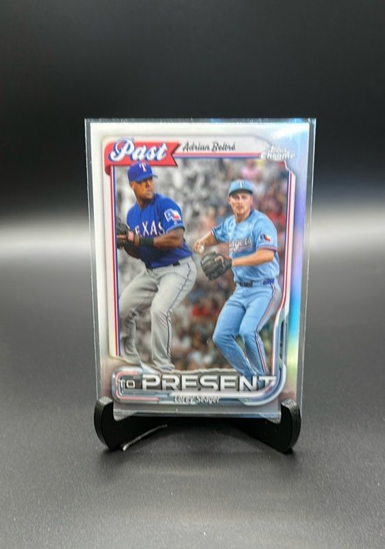 2026 Topps Chrome #PTP-19 Adrian Beltré / Corey Seager Past to Present