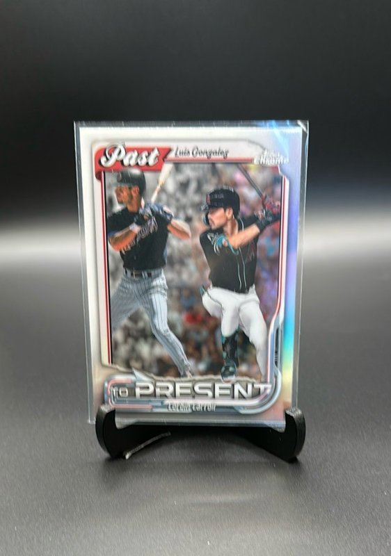 2026 Topps Chrome #PTP-12 Luis Gonzalez / Corbin Carroll Past to Present