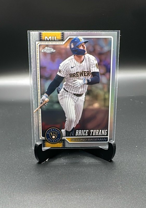 2026 Topps Chrome #4 Brice Turang Refractors
