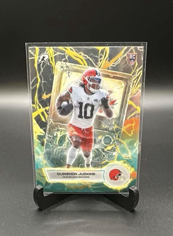 2025 Topps Resurgence Voltaic Rookie quinshon Judkins Cleveland Browns VT-10