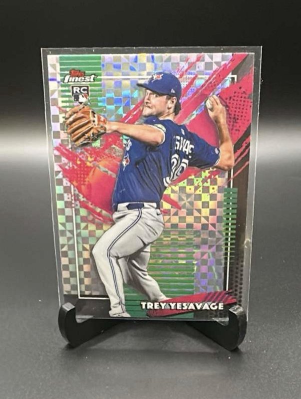 2026 Topps Finest Rare X-Fractor - #266 Trey Yesavage Blue Jays RC