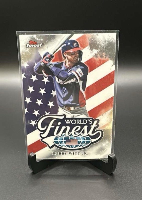 Topps 2026 Topps Finest WBC World's Finest Bobby Witt Jr. USA #WF-11 Insert