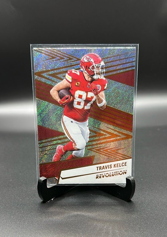 2025 Panini Revolution #94 Travis Kelce Red Cosmo