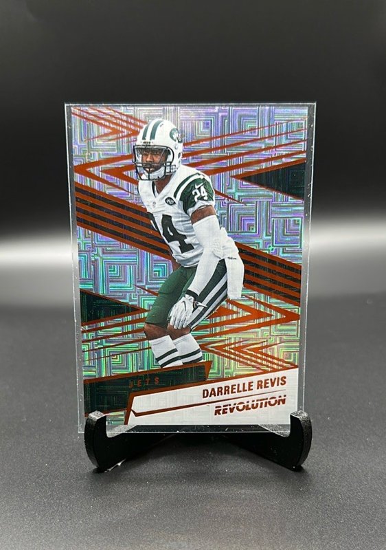 2025 Panini Revolution #68 Darrelle Revis Orange Levels #/299