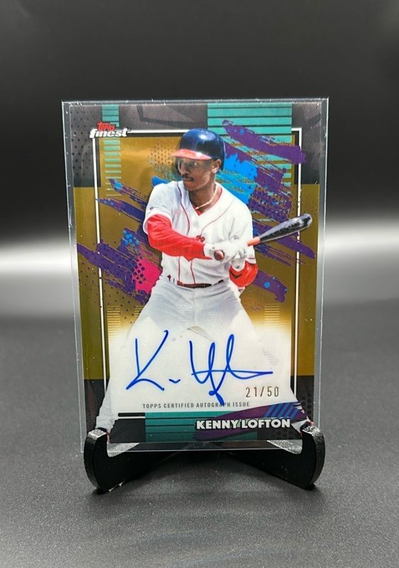 2026 Finest #FA-KL Kenny Lofton Finest Autographs Gold Refractors #/50