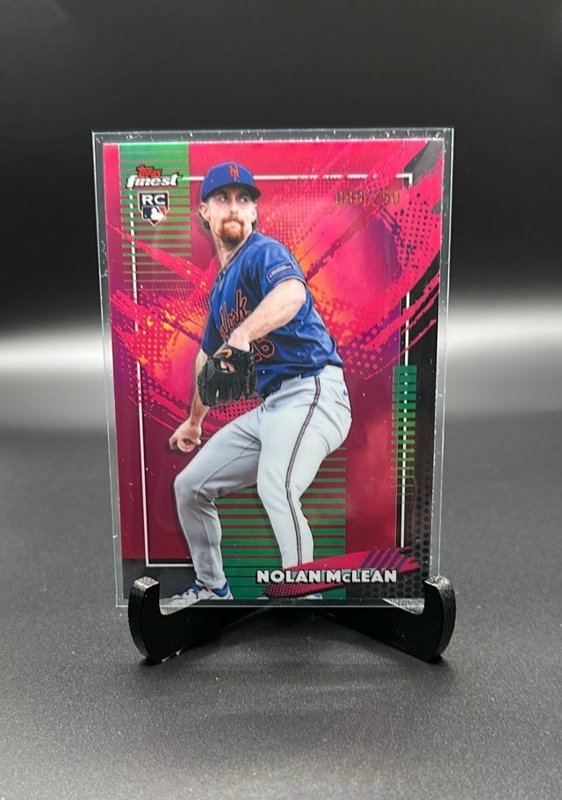 2026 Finest #240 Nolan McLean Pink Refractors #/250