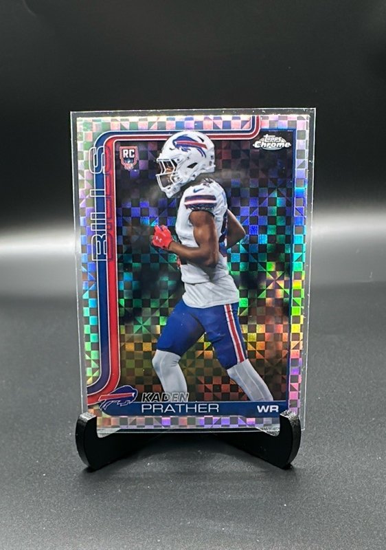 2025 Topps Chrome #394 Kaden Prather X-Fractor