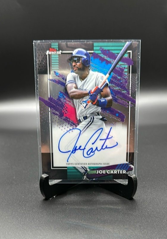 2026 Finest #FA-JCA Joe Carter Finest Autographs