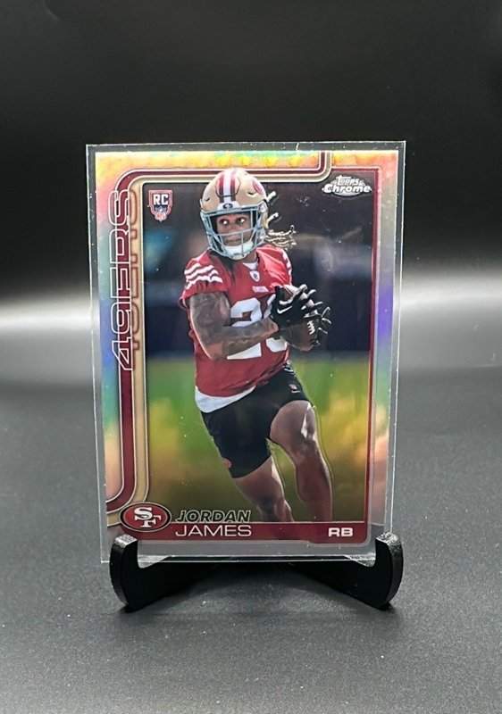 2025 Topps Chrome #329 Jordan James Refractor