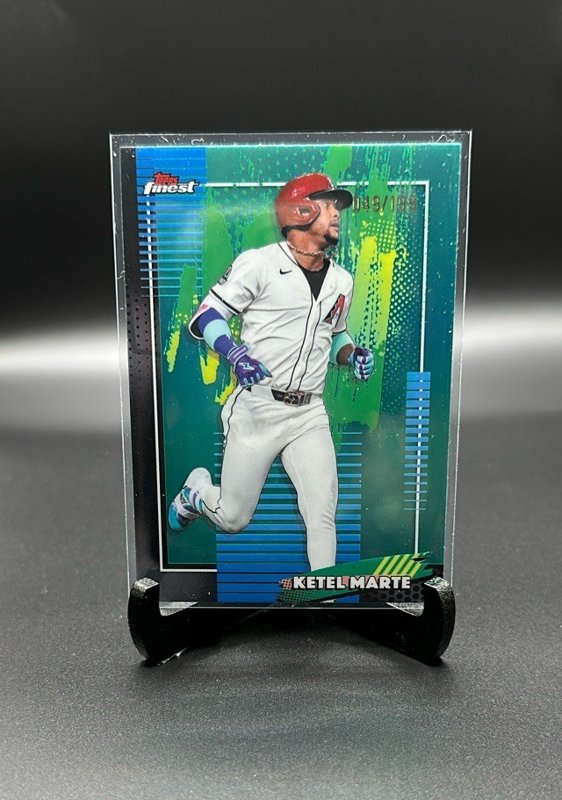 2026 Finest #4 Ketel Marte Aqua Refractors #/199