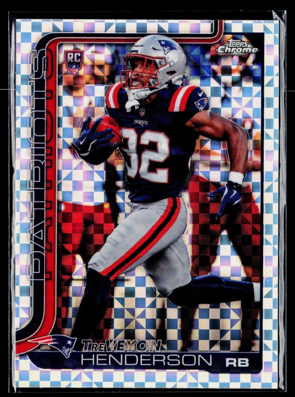2025 Topps Chrome #328 TreVeyon Henderson X-Fractor