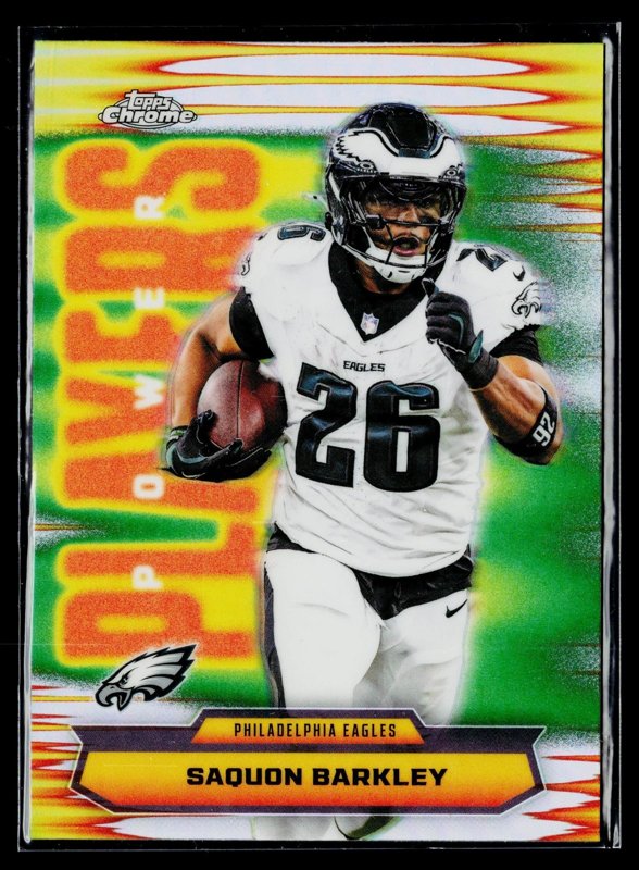 2025 Topps Chrome #PP-13 Saquon Barkley Power Players