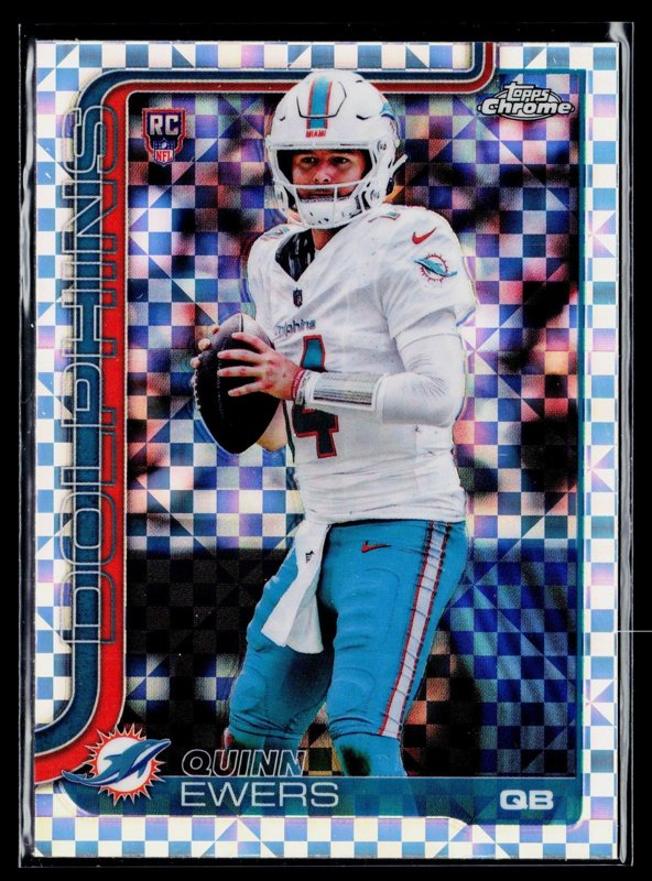 2025 Topps Chrome #316 Quinn Ewers X-Fractor