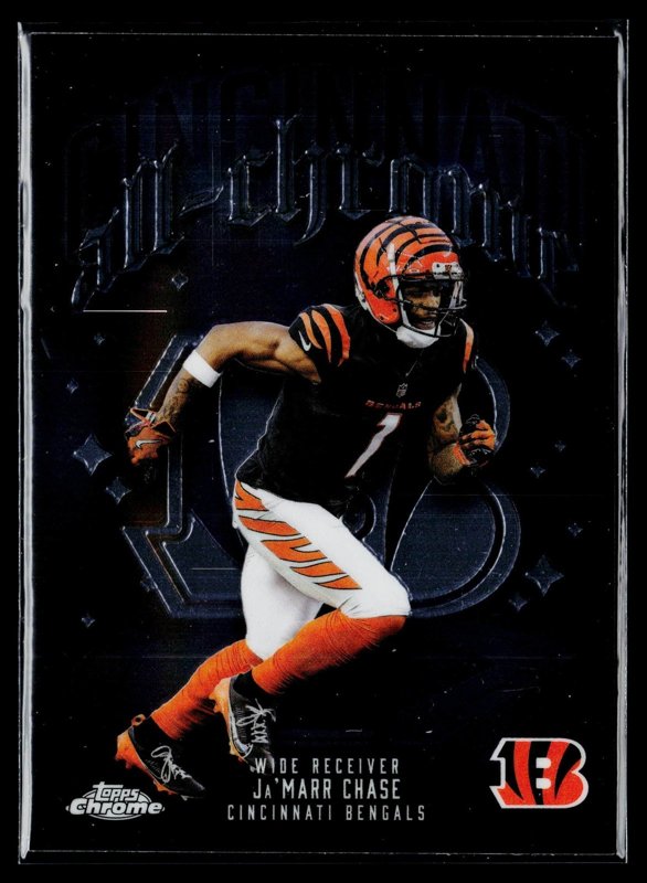 2025 Topps Chrome #ACT-5 Ja'Marr Chase All Chrome Team