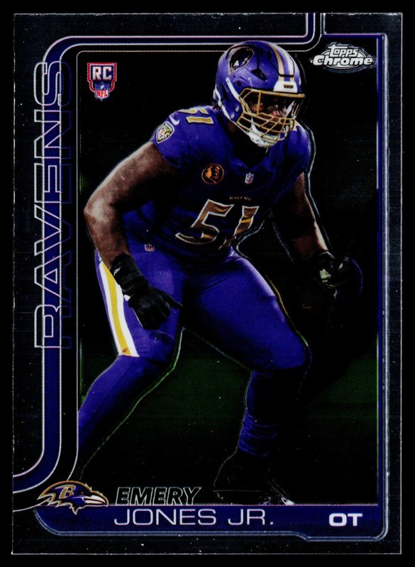 2025 Topps Chrome #386 Emery Jones Jr.