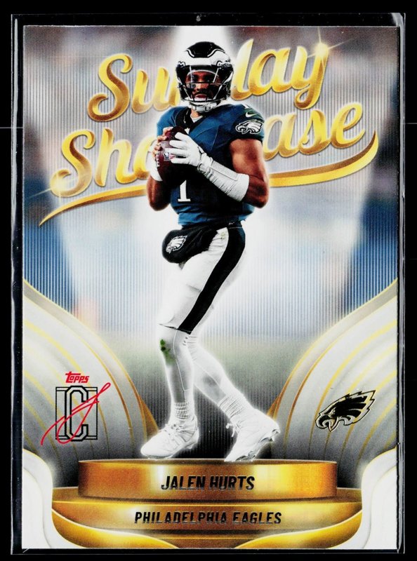 2025 Topps Signature Class #SS-8 Jalen Hurts Sunday Showcase
