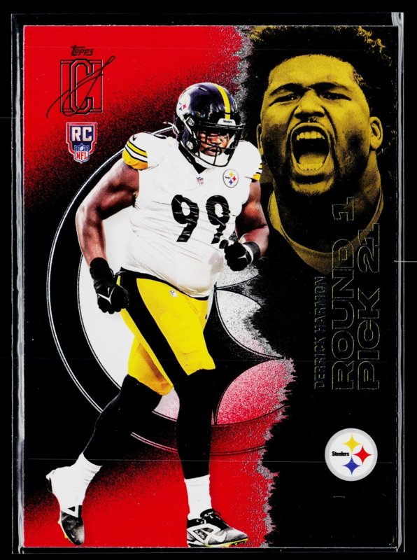2025 Topps Signature Class #150 Derrick Harmon Red & Black
