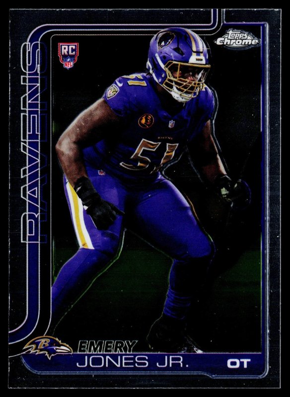 2025 Topps Chrome #386 Emery Jones Jr.