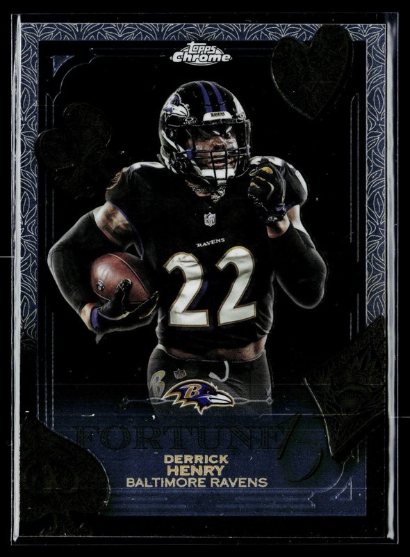 2025 Topps Chrome #F15-10 Derrick Henry Fortune 15