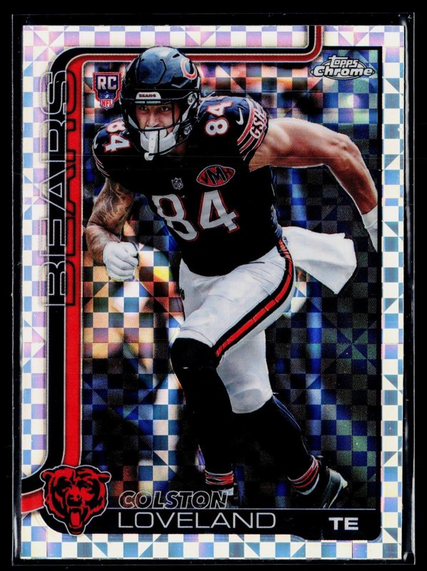 2025 Topps Chrome #345 Colston Loveland X-Fractor