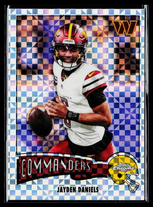 2025 Topps Chrome #1975-34 Jayden Daniels 1975 Topps Refractor