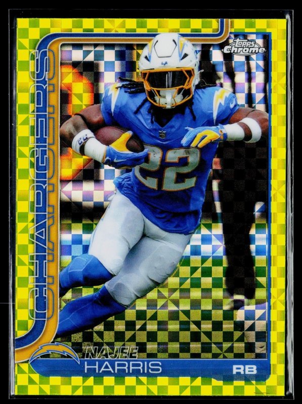 2025 Topps Chrome #161 Najee Harris Lime Green X-Fractor