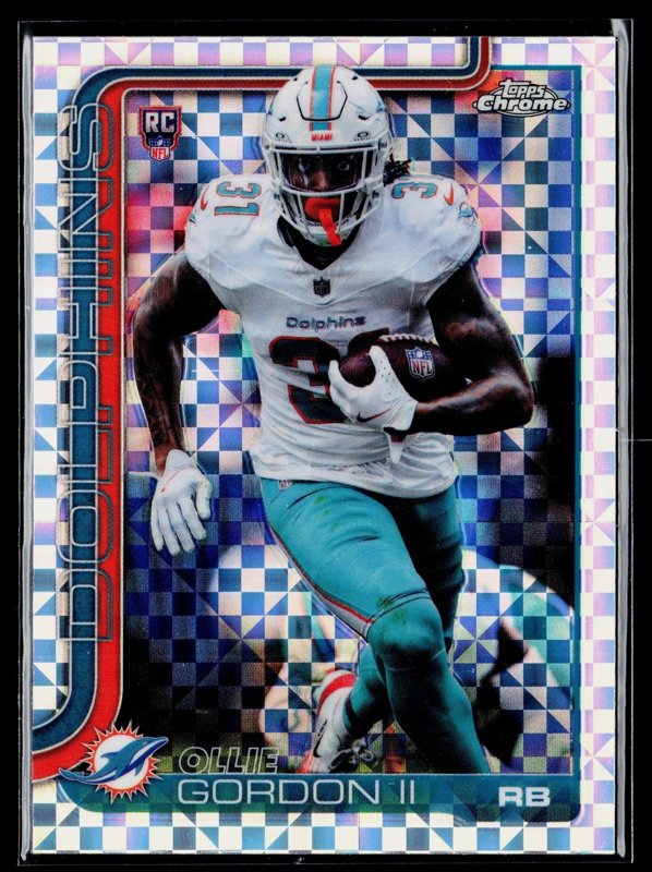 2025 Topps Chrome #327 Ollie Gordon II X-Fractor