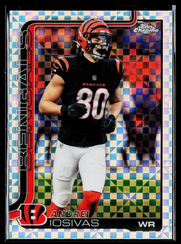 2025 Topps Chrome #60 Andrei Iosivas X-Fractor