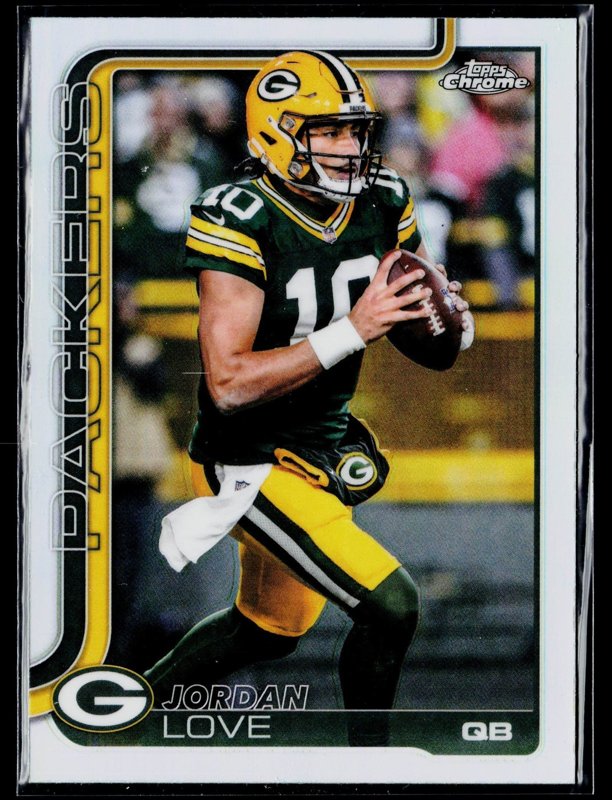 2025 Topps Chrome #109 Jordan Love Refractor