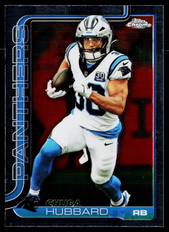2025 Topps Chrome #42 Chuba Hubbard