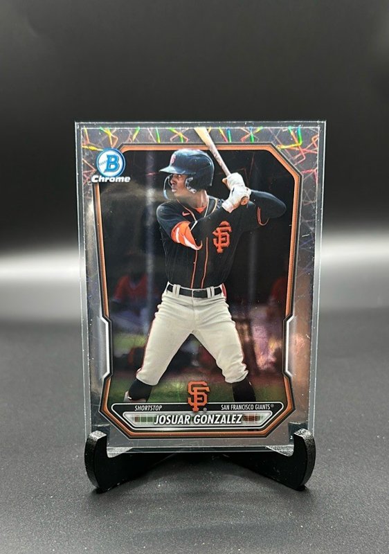 2026 Bowman #BCP-56 Josuar Gonzalez Chrome Prospects Lazer Refractor