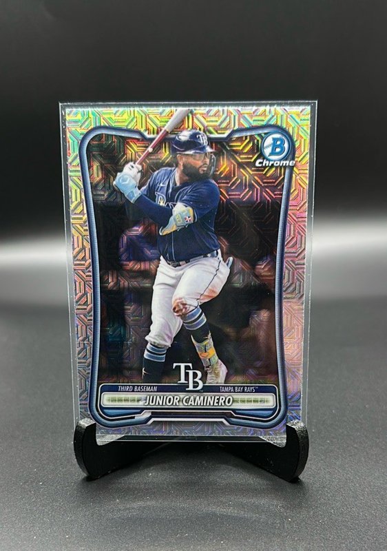 2026 Bowman #59 Junior Caminero Chrome Mojo Refractors