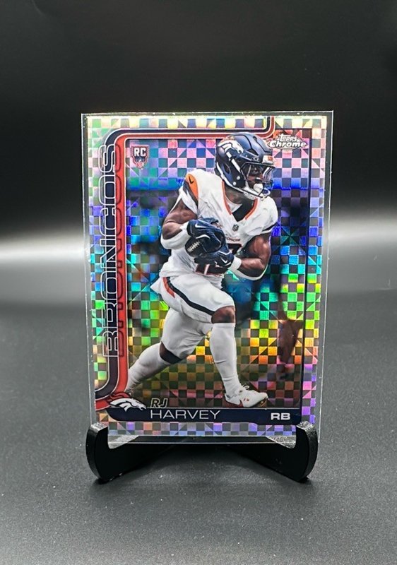 2025 Topps Chrome #330 RJ Harvey X-Fractor
