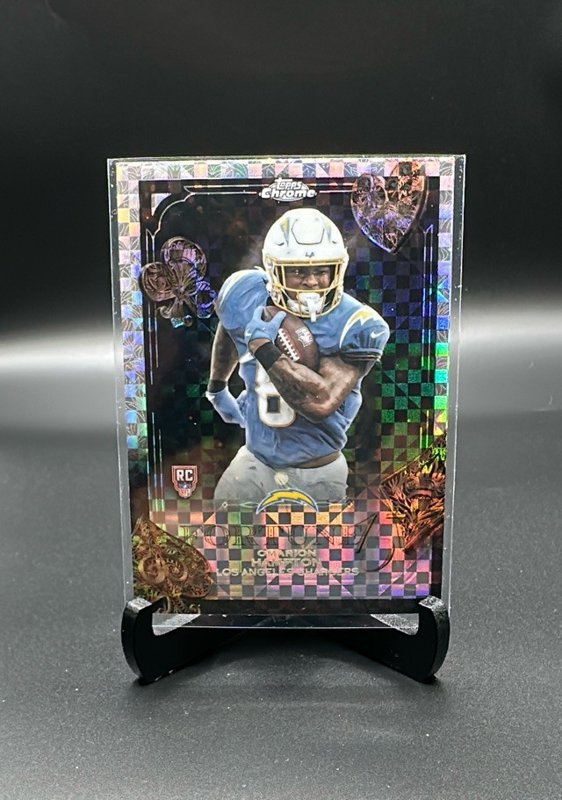 2025 Topps Chrome #F15-25 Omarion Hampton Fortune 15-Fractor