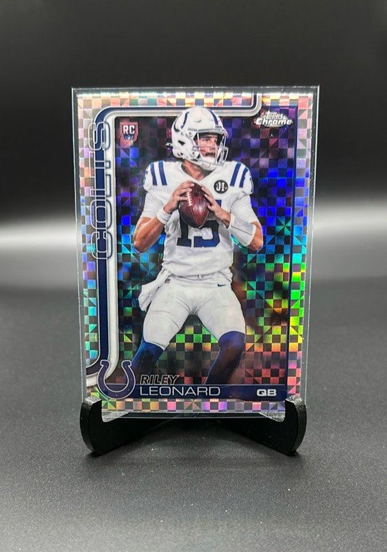 2025 Topps Chrome #318 Riley Leonard X-Fractor