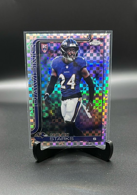 2025 Topps Chrome #347 Malaki Starks X-Fractor
