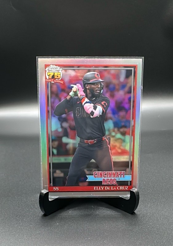 2026 Topps Chrome #91CB-7 Elly De La Cruz 1991 Topps Baseball 35th Anniversary