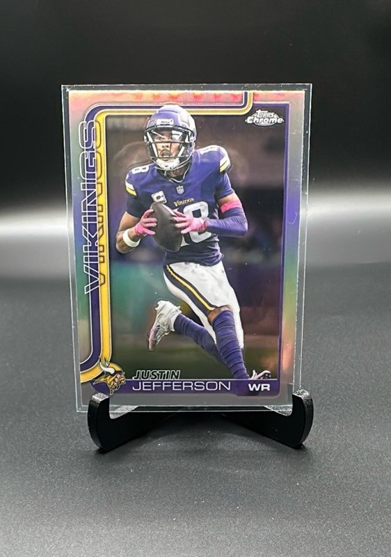 2025 Topps Chrome #195 Justin Jefferson Refractor